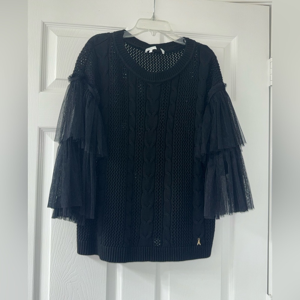 Patrizia Pepe Gorgeous Black Sweater!